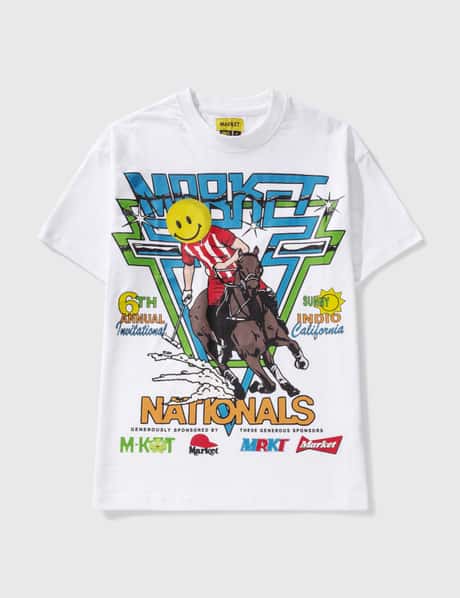 Market SMILEY® Polo Horserace T-shirt