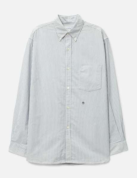 Nanamica Button Down Stripe Wind Shirt