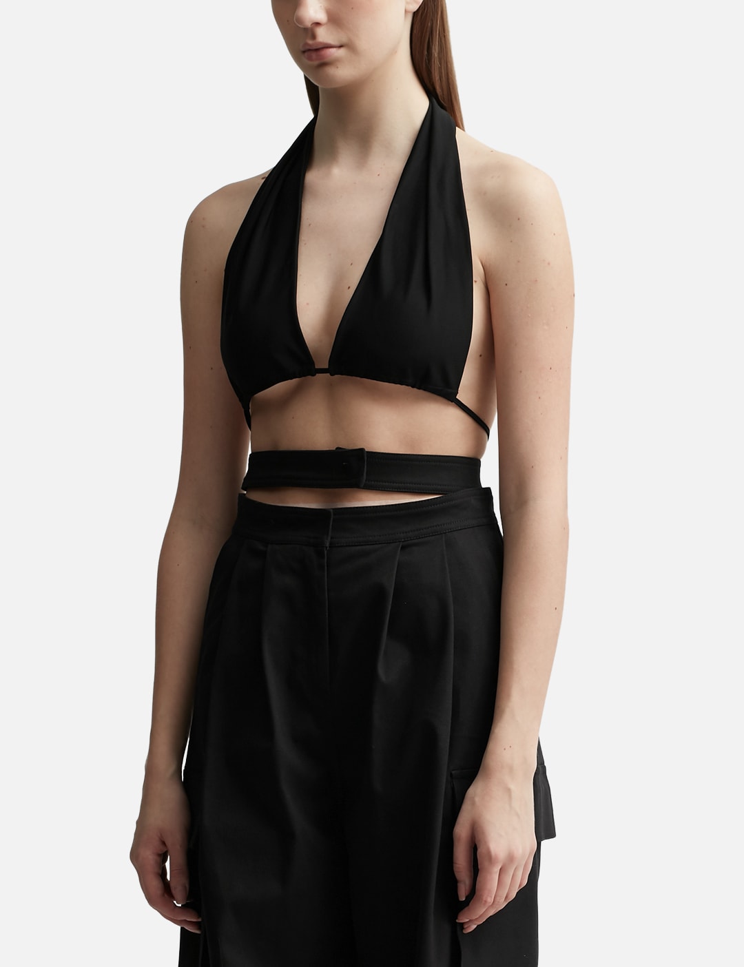 DRAPED JERSEY BRA view 14