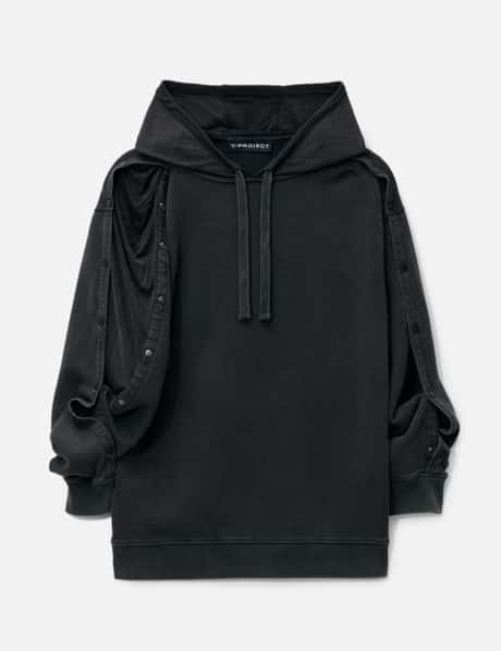 Y/PROJECT Snap Insert Hoodie