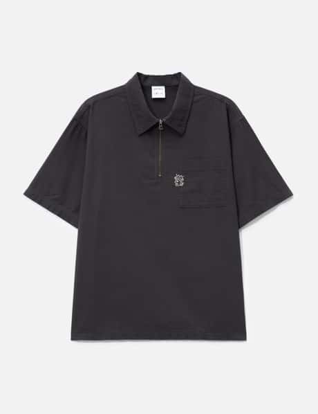 Seersucker Quarter Zip Shirt view 6