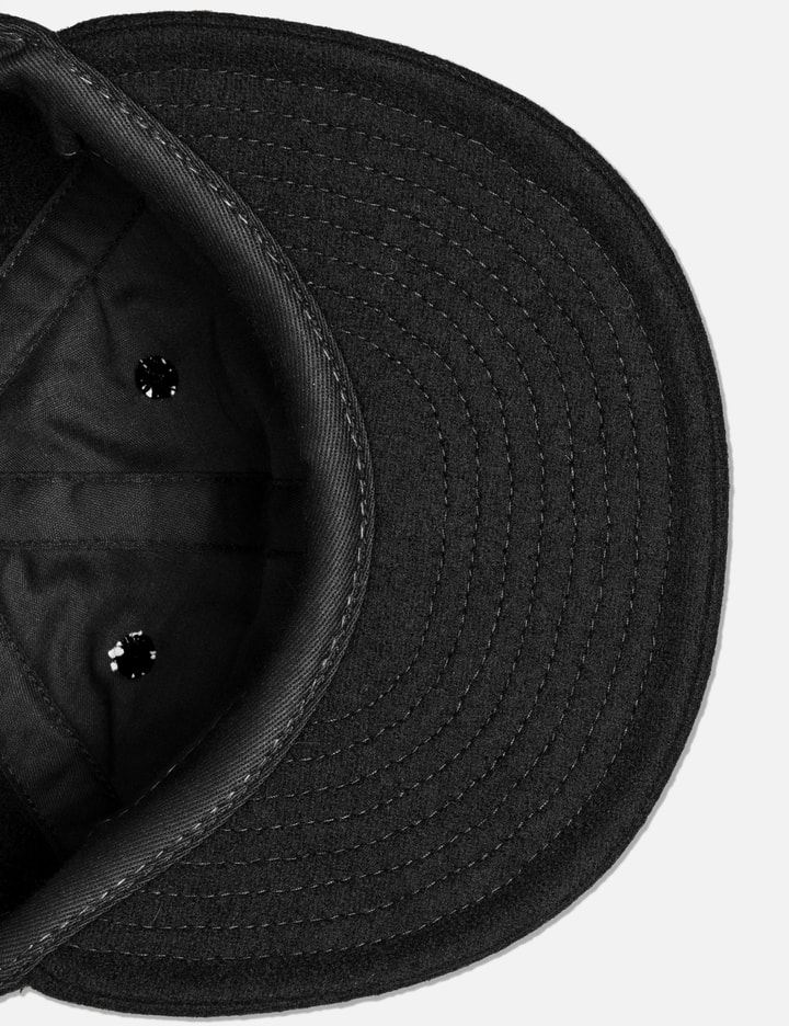 Brain Dead Flannel Logohead 6 Panel Hat In Pink