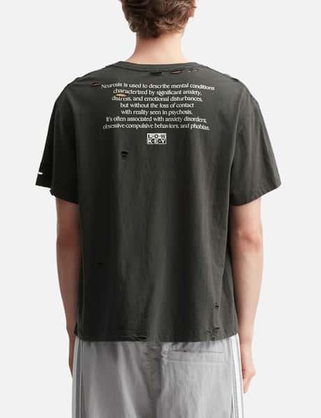 Protocol-Index NEUROSIS Distressed T-shirts - Washed black vintage 