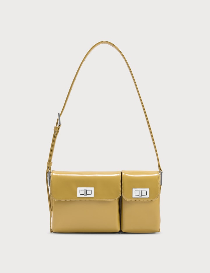 Billy Yellow Semi Patent Leather Bag Placeholder Image