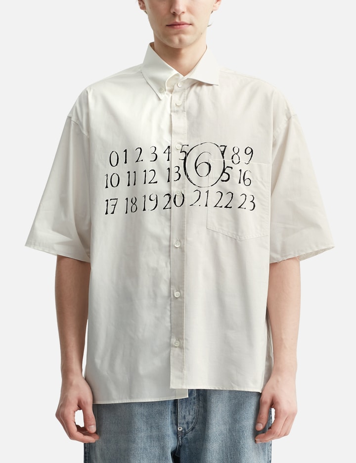 Asymmetric poplin shirt Placeholder Image