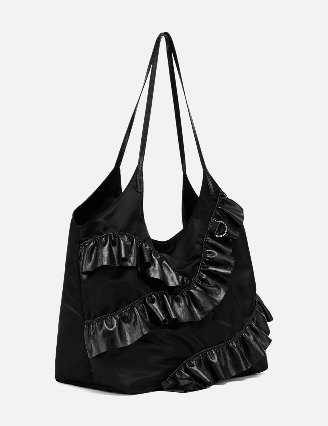 Frill Big Bag In Black view 11