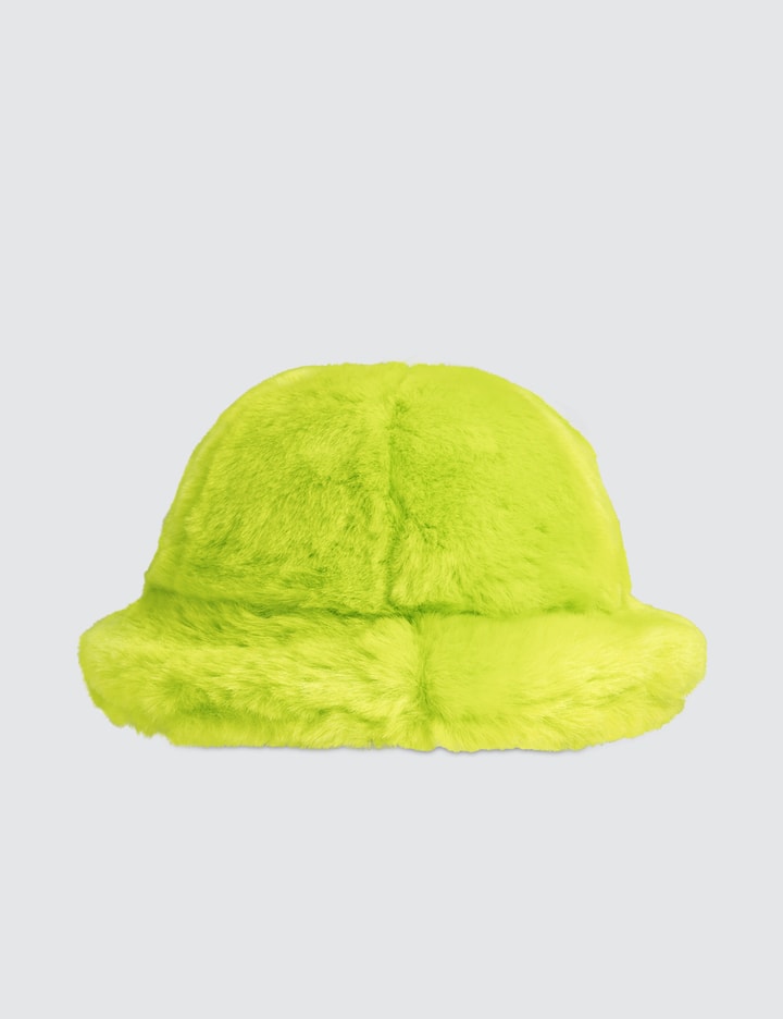 Smile Faux Fur Bucket Hat Placeholder Image