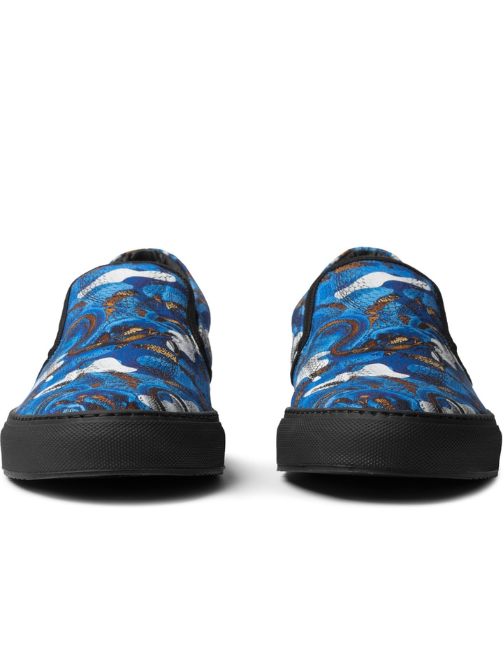 Black Allover Snake Blue Slip-On Placeholder Image