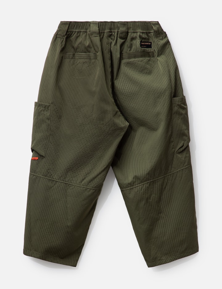 SEERSUCKER CROPPED CARGO PANTS Placeholder Image