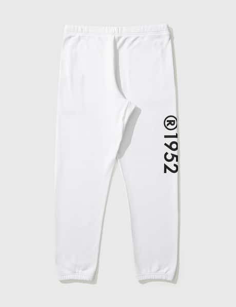 White Drawstring-cuff technical-canvas track pants, Moncler Genius