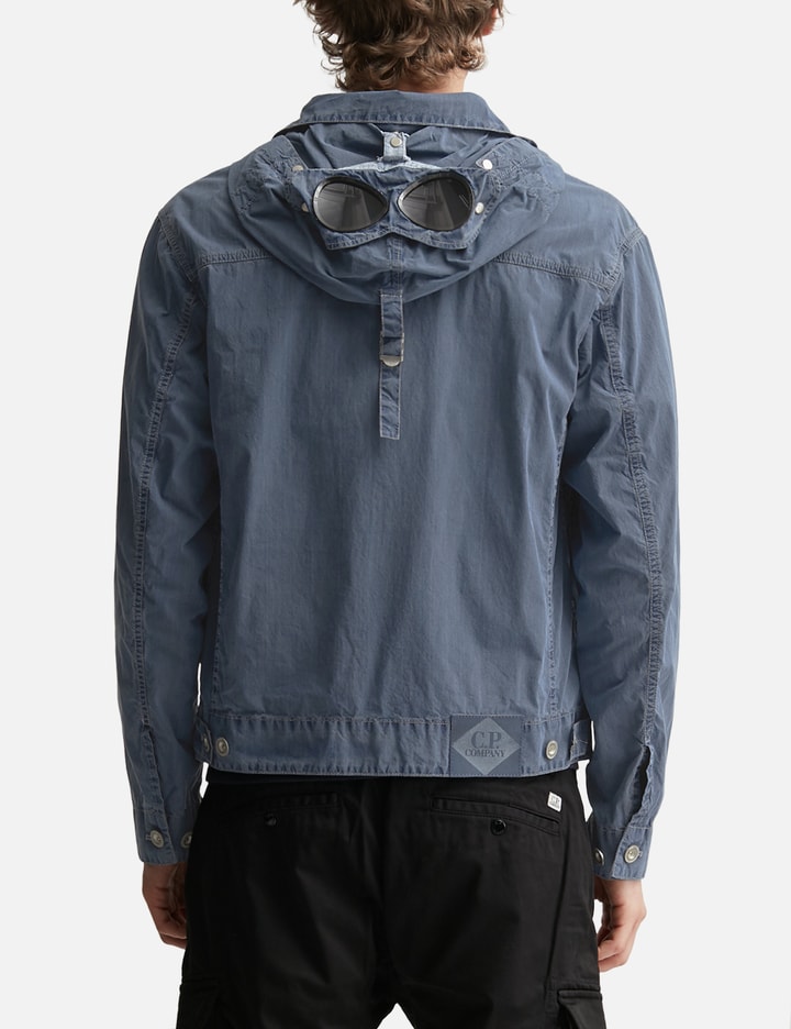 C.P. Company 50 Fili Indigo Bleached Goggle Jacket