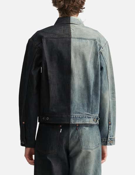 Half Aged Denim Jacket view 12