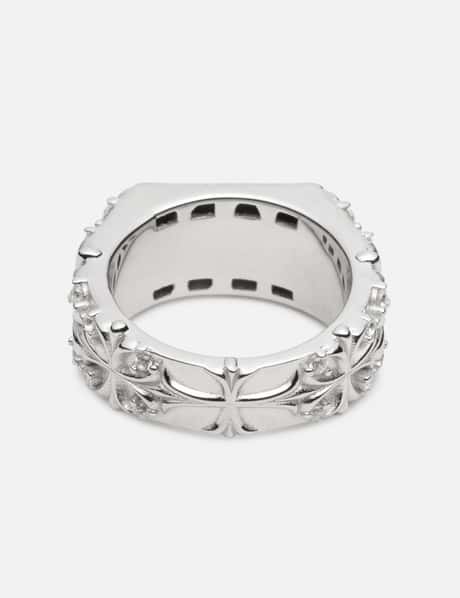 Maltese Cross Quadruplets Signet Ring view 5