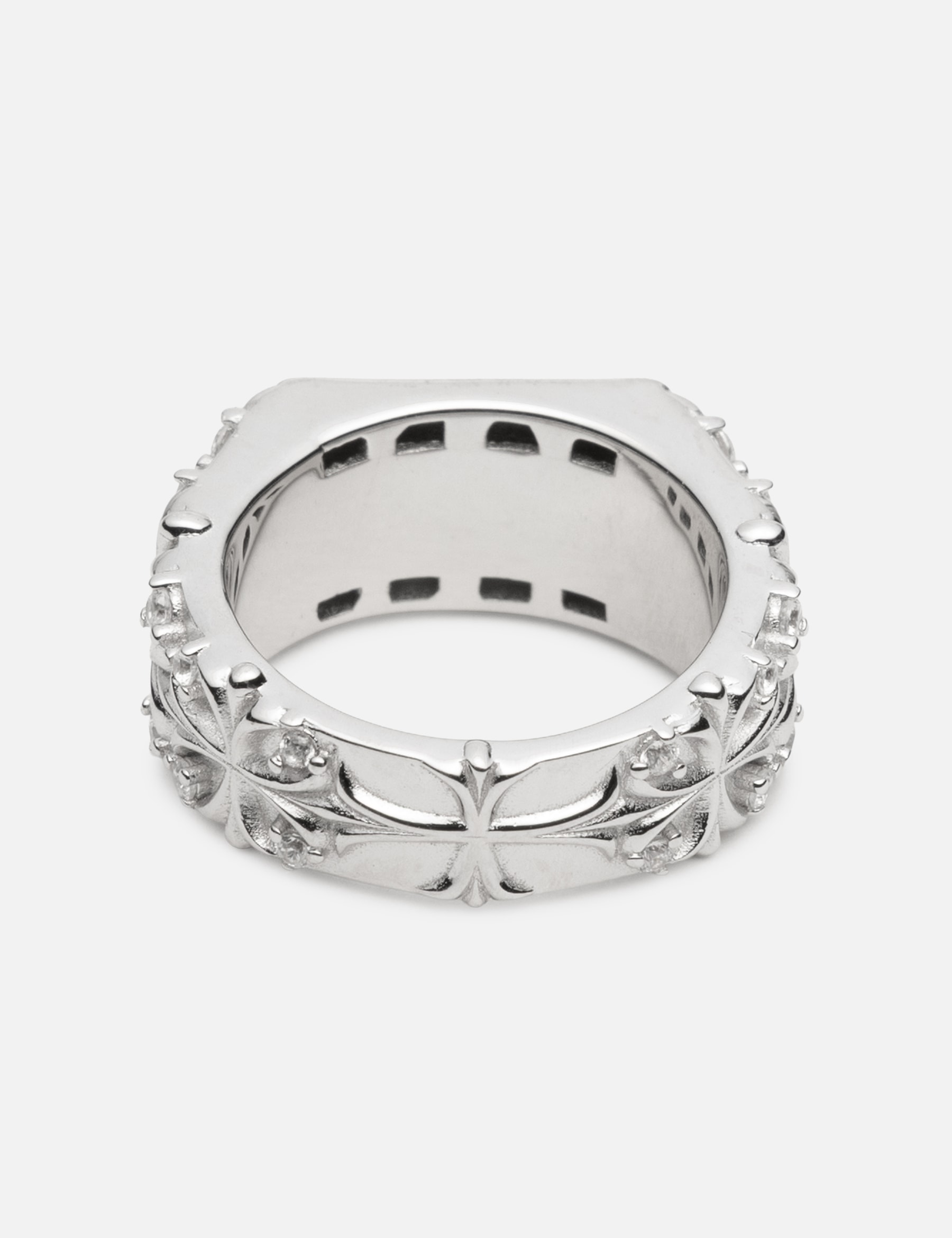 Maltese Cross Quadruplets Signet Ring view 8
