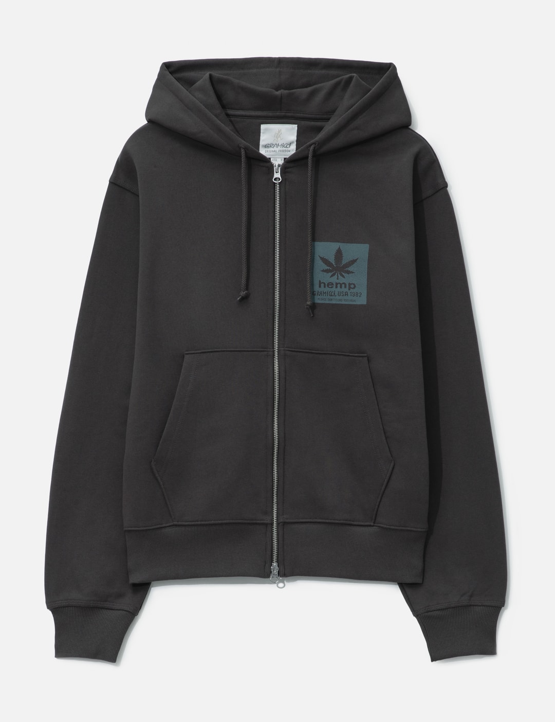 Hemp Zip Hooded Sweatshirt view 7