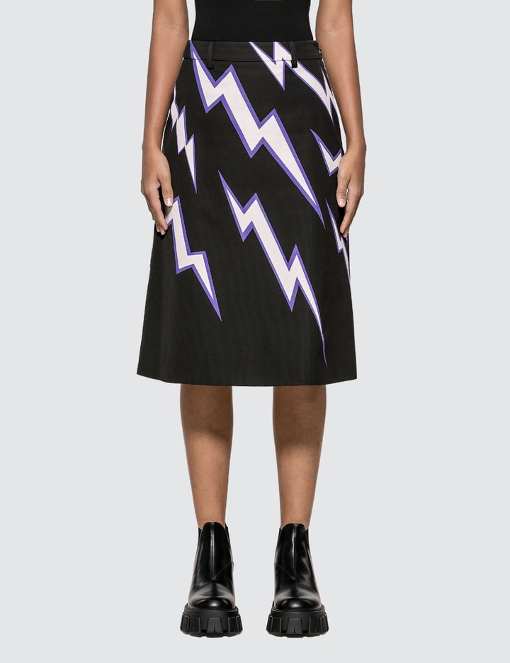 Printed Poplin Skirt Placeholder Image