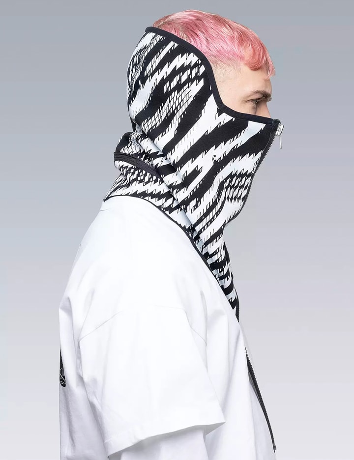 Acronym Modular Zippered Powerstretch® Neck Gaiter In Black