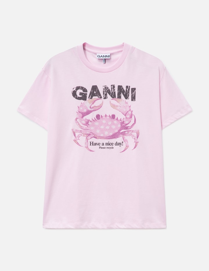 Ganni T-Shirt With Crab