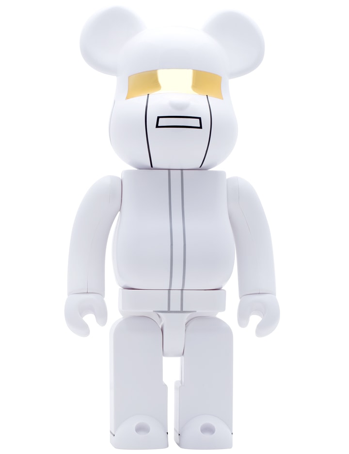 Set of 2 400% Daftpunk Be@rbrick White Suits Ver. Placeholder Image