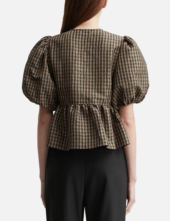 Crinkled Check Blouse Placeholder Image