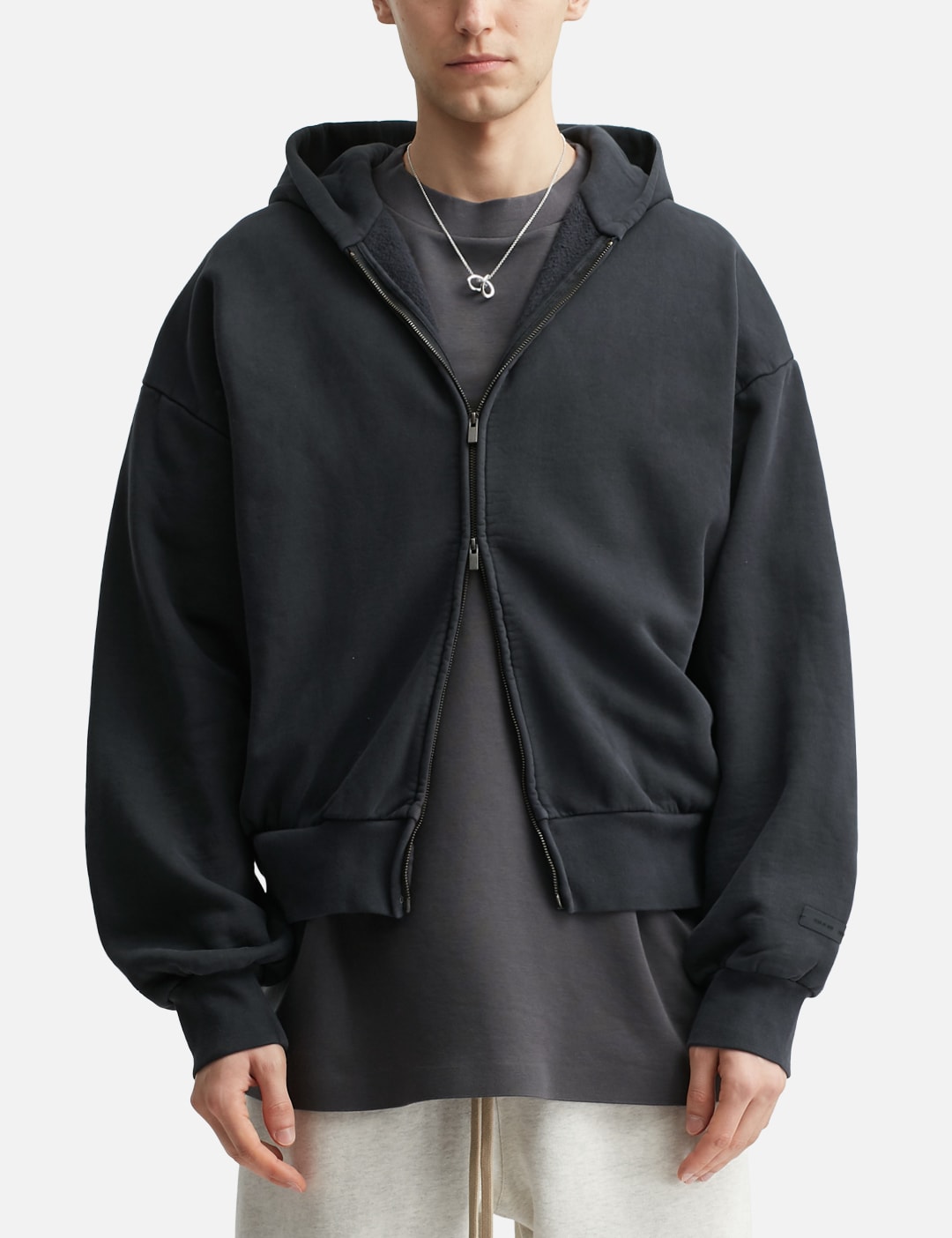 Embroidered Classic Full Zip Hoodie view 18