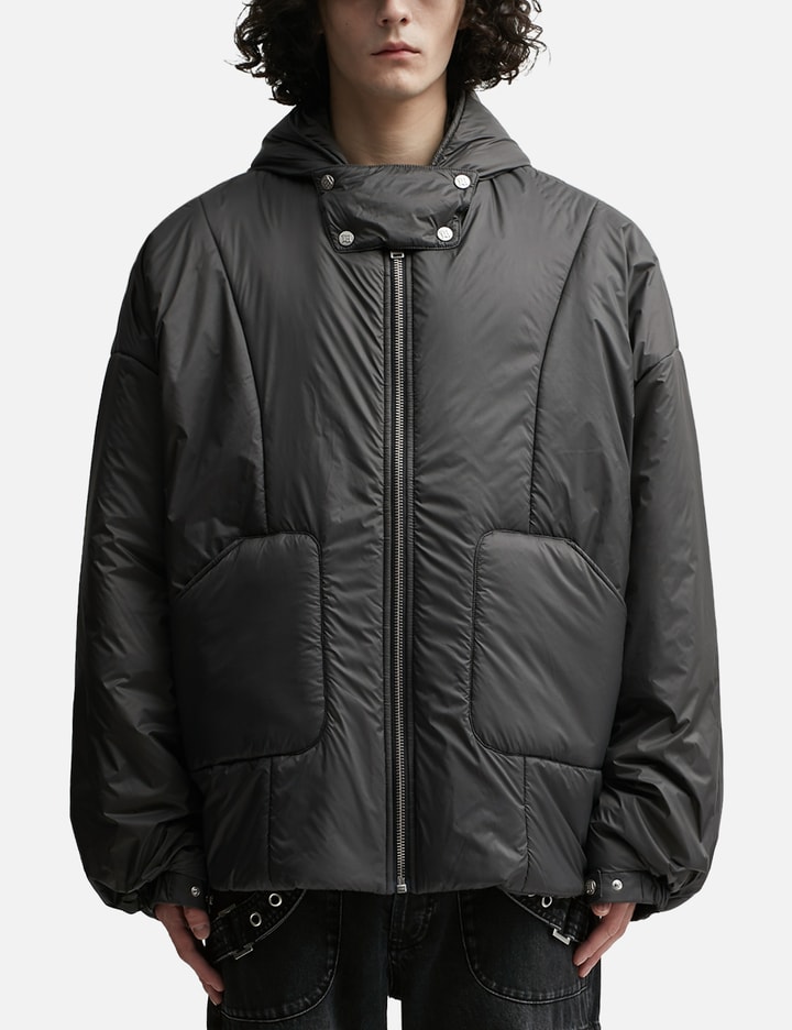 Ultra Fine Nylon Sculptural Puffer Space Grey Placeholder Image