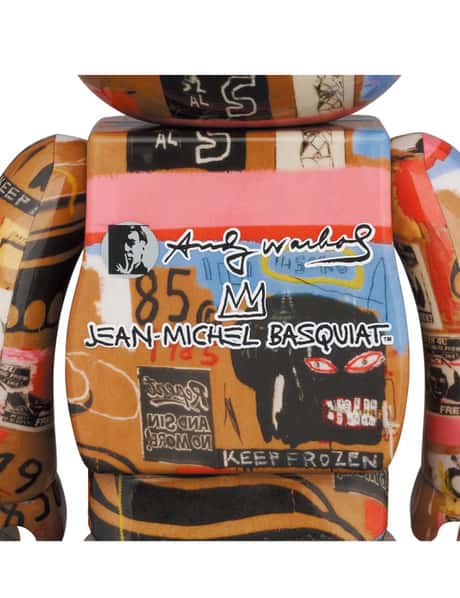 Medicom Toy - Be@rbrick Andy Warhol × Jean-michel Basquiat #2 100 