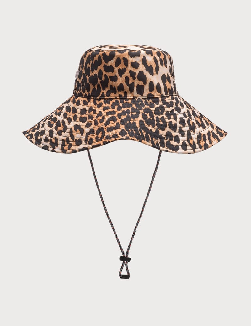 ganni hat leopard