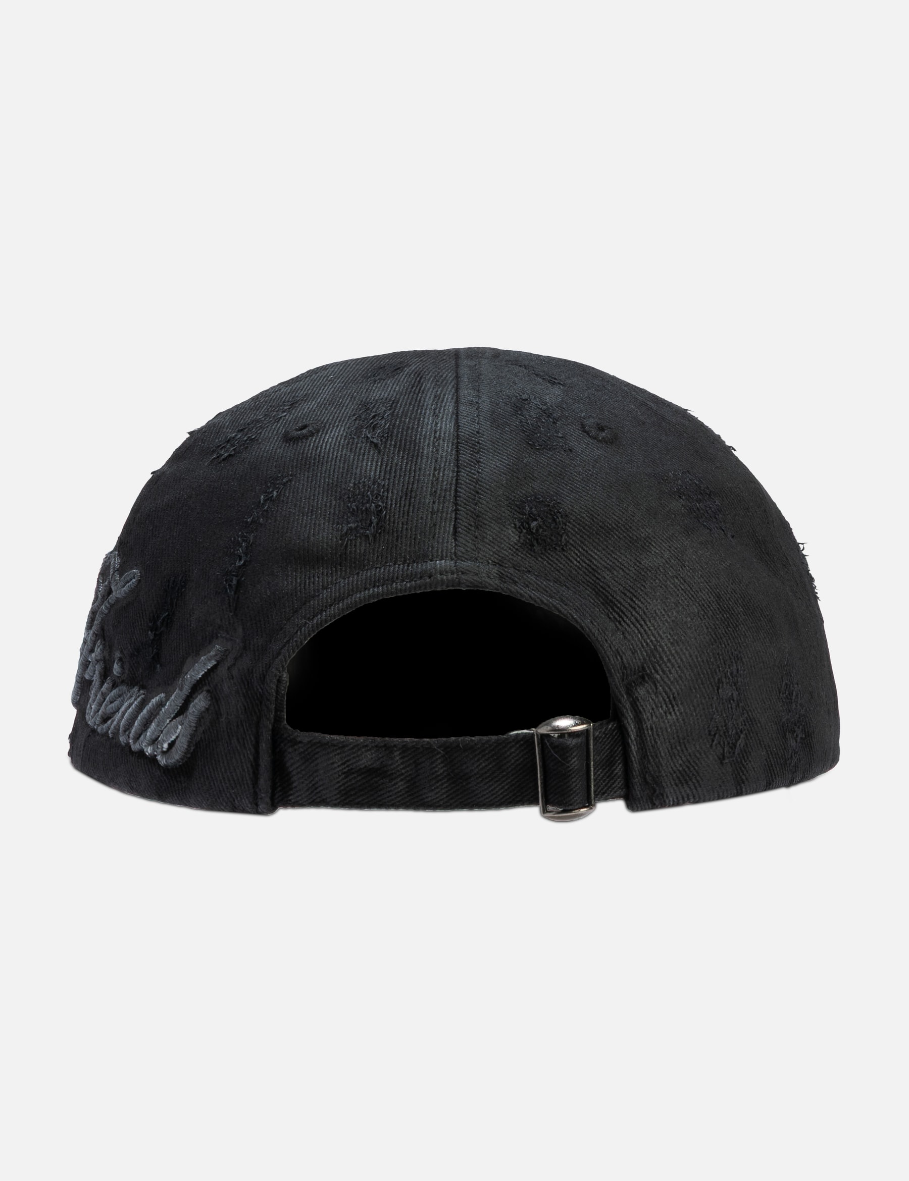 "Thorne" Embroidered Cap In Black view 15