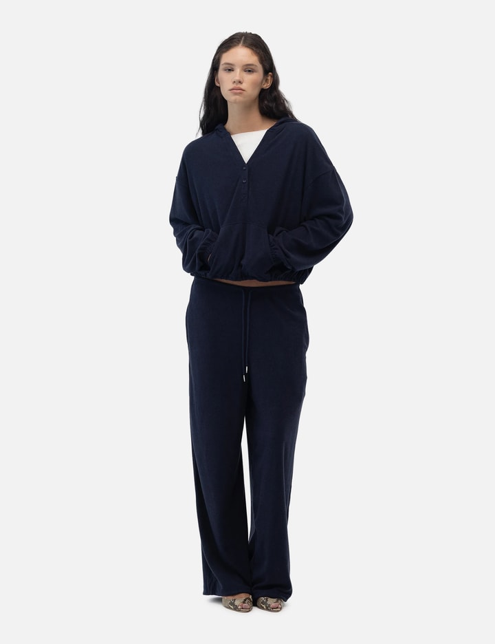 Glowny SNUG TERRY V-CUT HOODIE