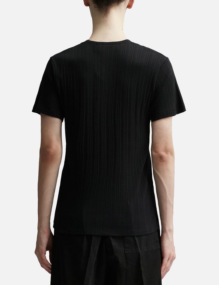Shop Lgn Louis Gabriel Nouchi T-shirt With Asymmetrical Opening In Black