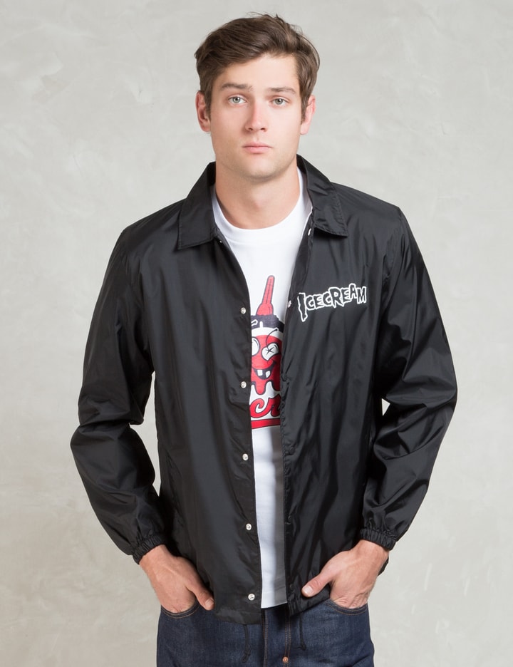 Icecream - Black Horror Cone Coach Jacket | HBX - Globally Curated  
