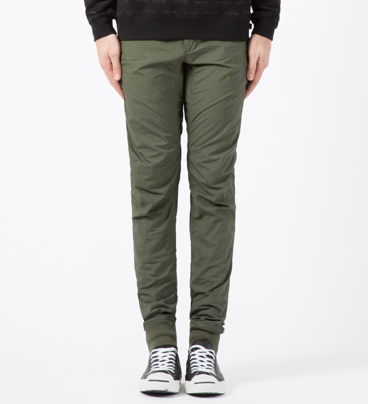 Maharishi x Undefeated Olive Lack Woven Track Pants Placeholder Image