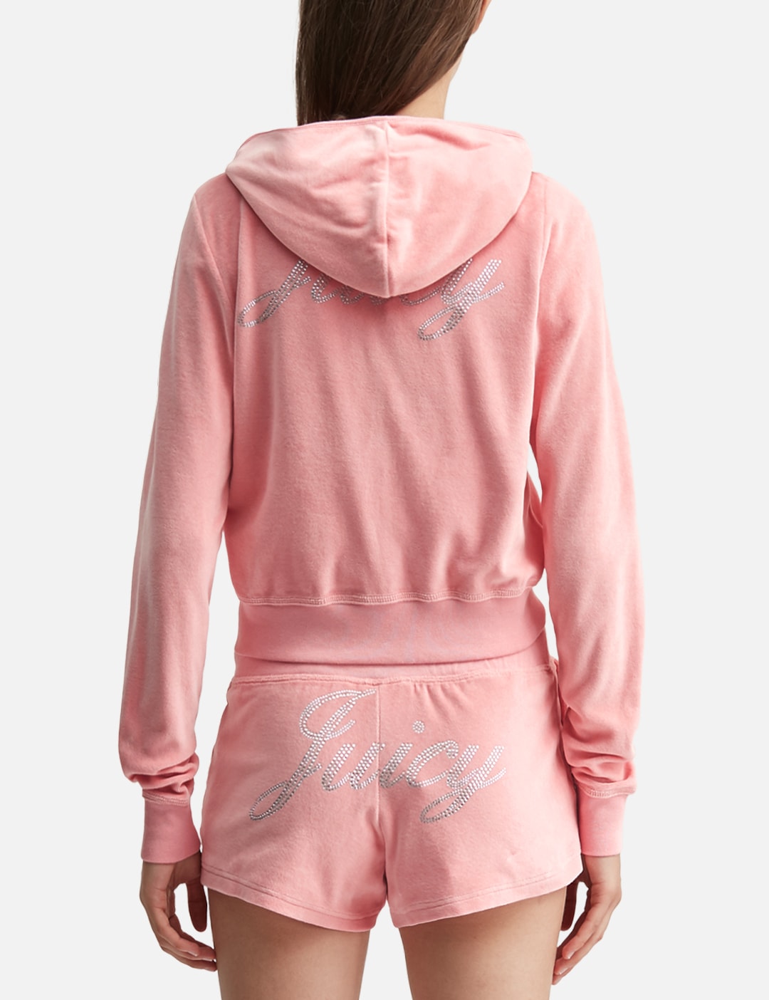 & Rich X Juicy Couture Script Velour Zip Hoodie view 19