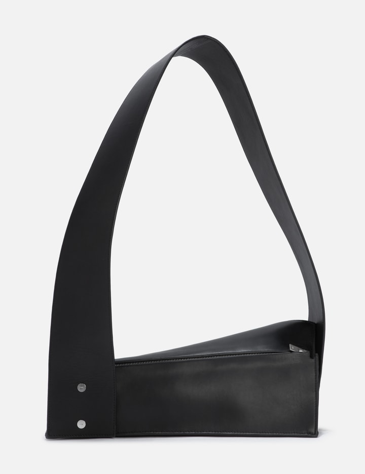 Shop Heliot Emil Unity Baguette Leather Bag In Black