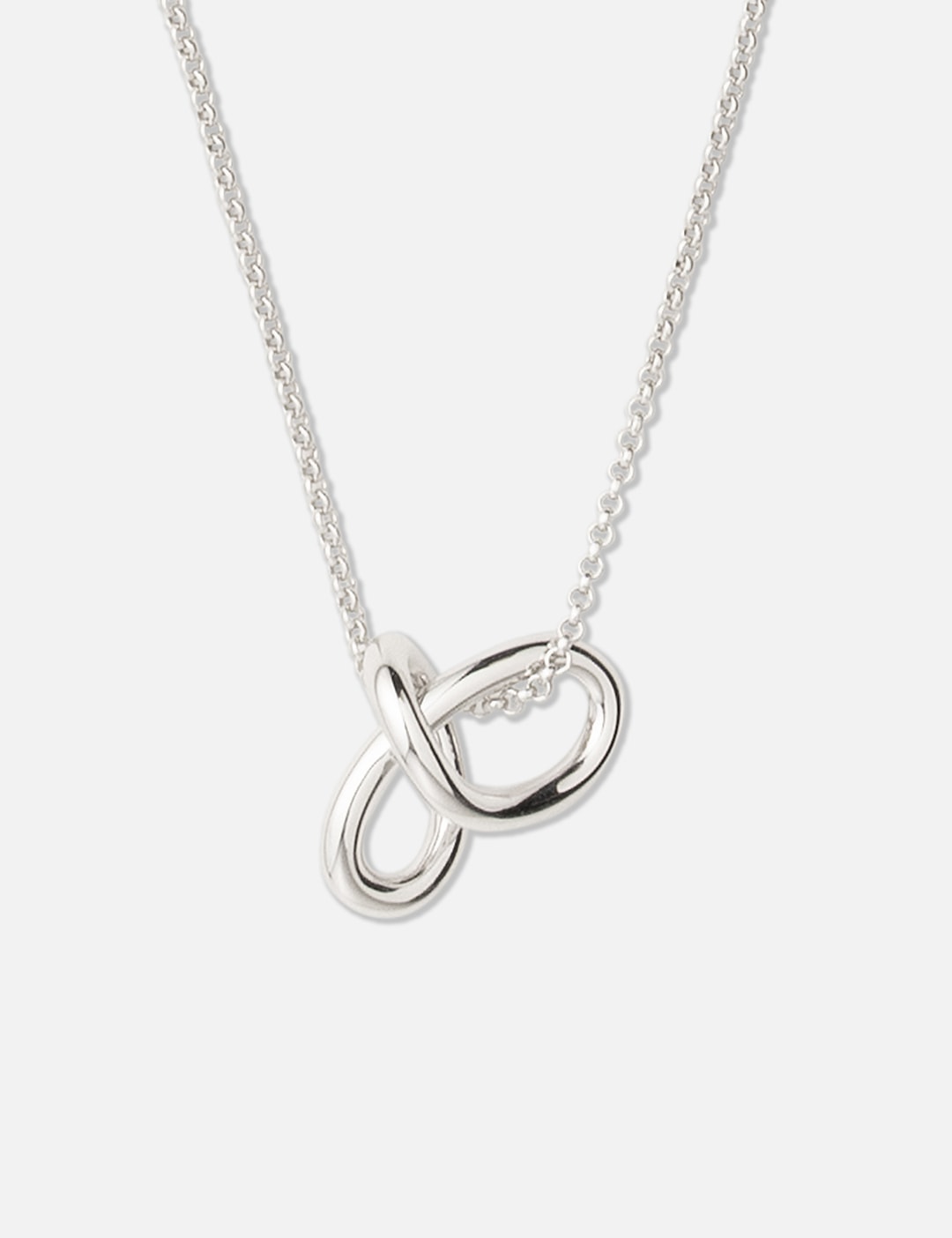 Small Mathematical Knot On A Chain