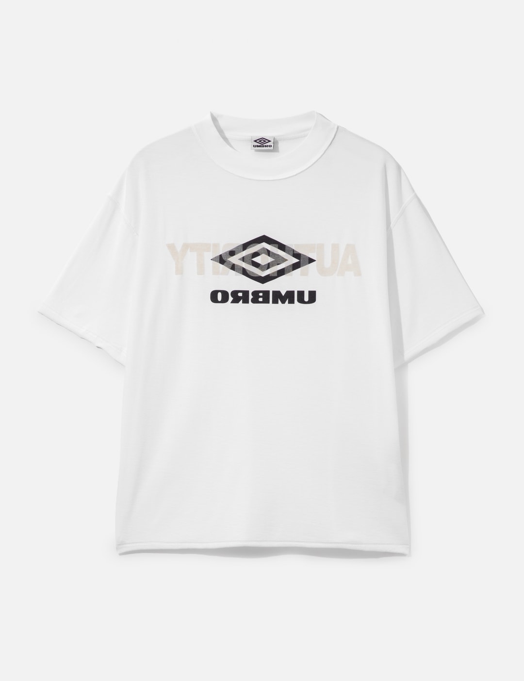 Umbro Slam Jam X Reversed Logo T-shirt In White