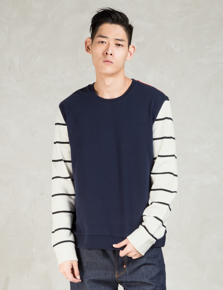 Navy Aloye X G.f.g.s. Cotton Knitted Sweater Placeholder Image