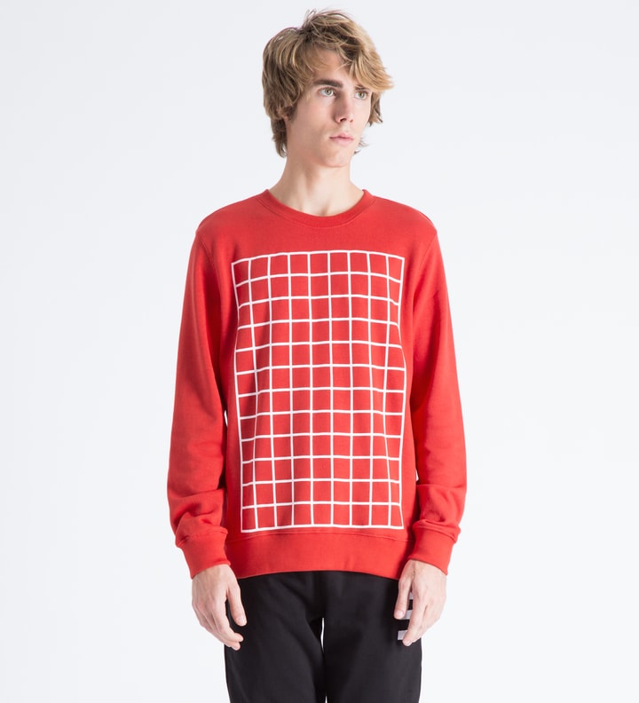 Red Grid Sweater Placeholder Image