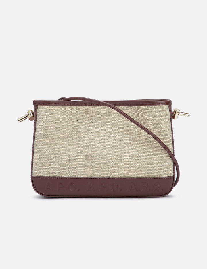Shop Apc Helene Shoulder Bag In Brown