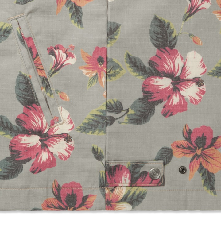 Khaki Vintage Flower Coach Jacket Placeholder Image