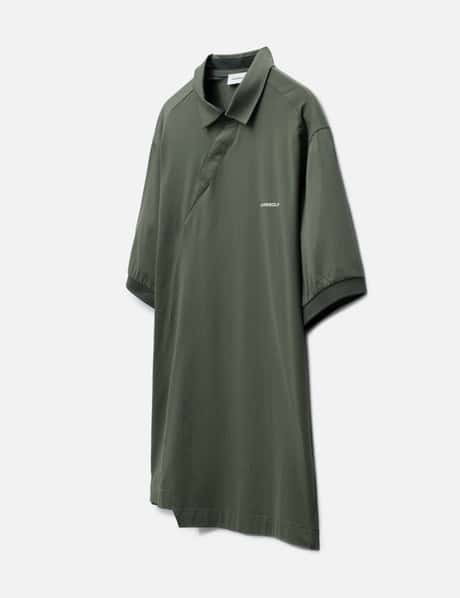 X POST ARCHIVE FACTION (PAF) Diagonal Polo T-Shirt view 14