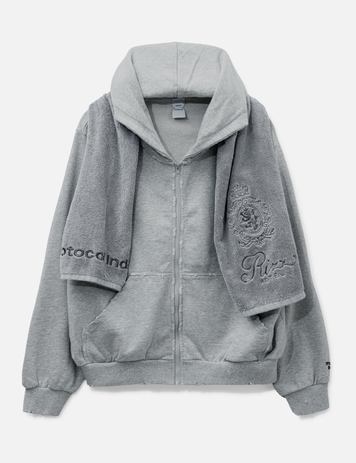 Protocol-Index Terry Towel Zip Hoodie