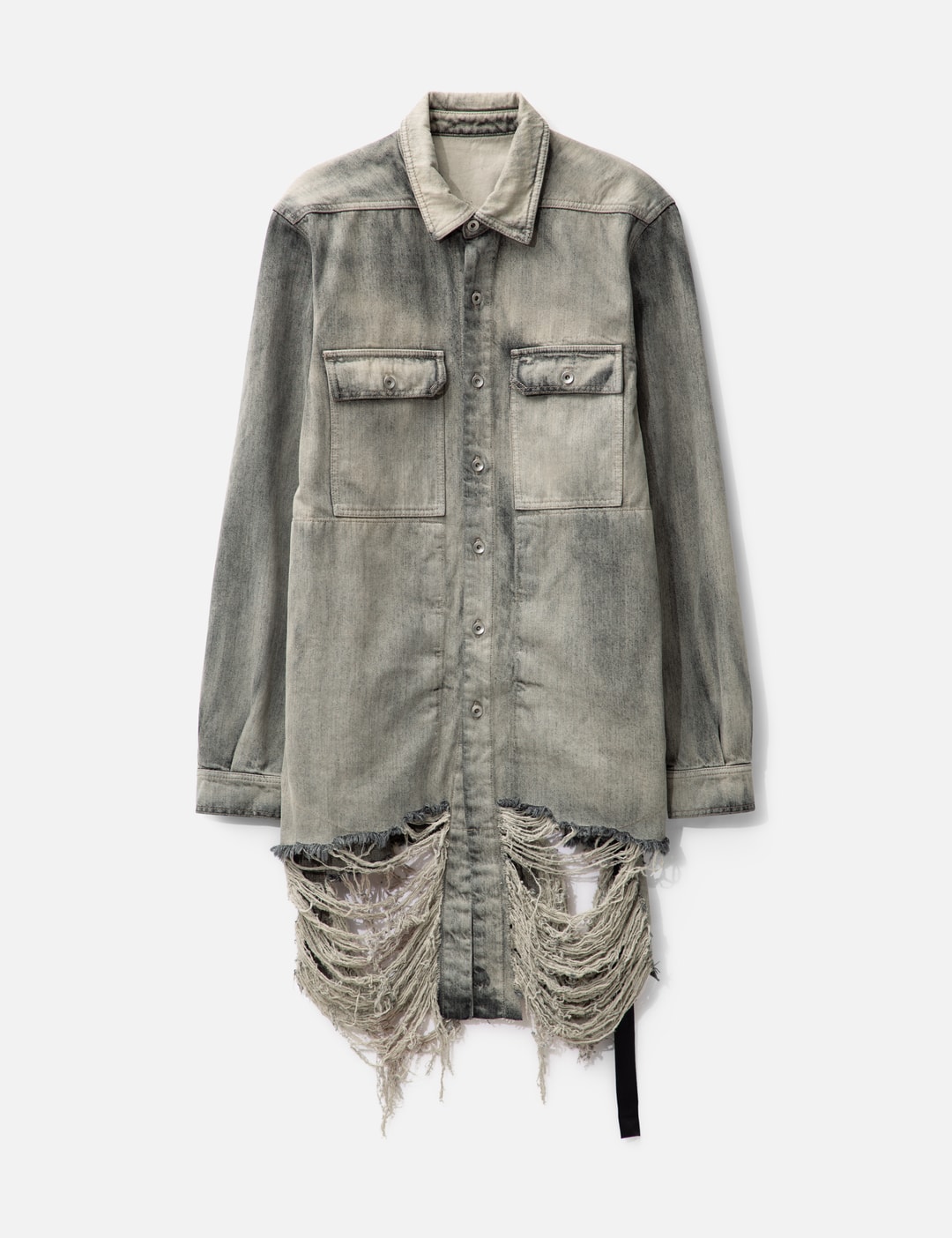 Rick Owens Drkshdw - Mineral Denim Outershirt | HBX - Globally  