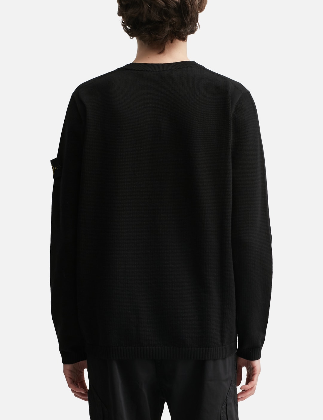 Micro Stitch Soft Organic Cotton Loose-Fit Crewneck Jumper view 19