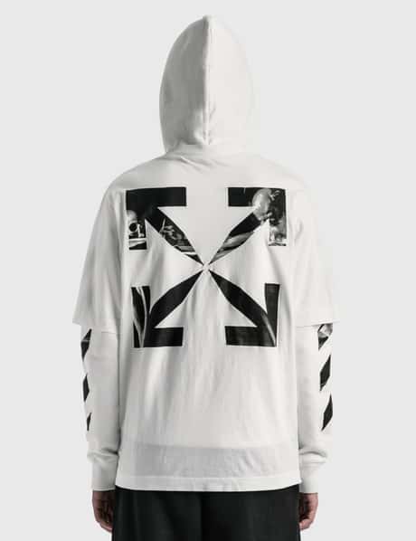 Off-White™ - キャラブ アロー ダブル スリーブ パーカー | HBX