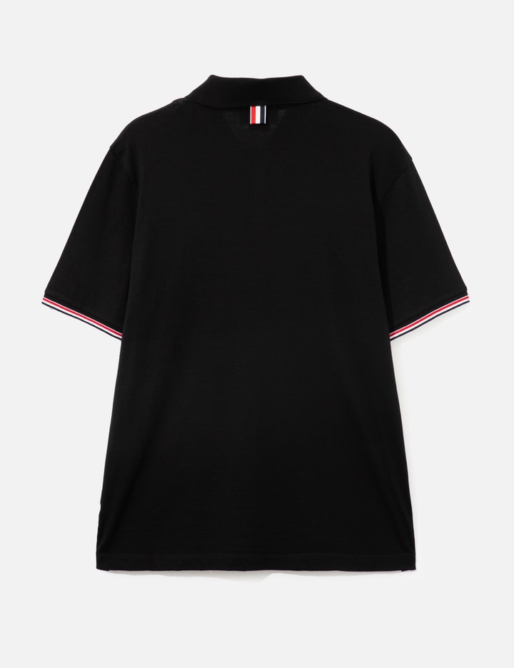 Thom Browne Short Sleeve Rib Cuff Polo