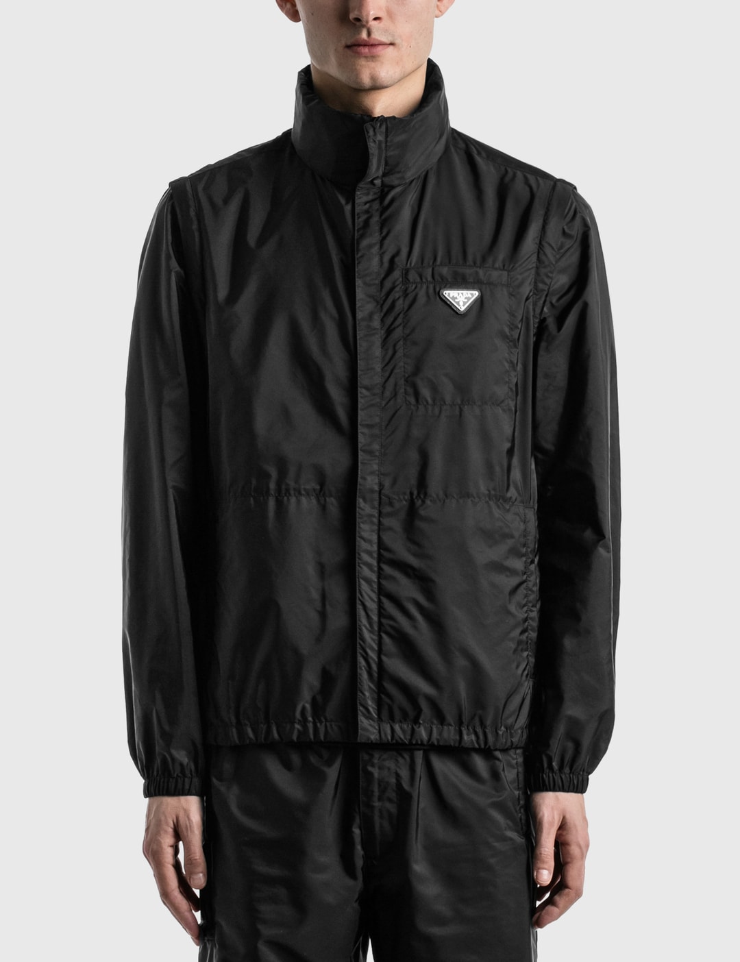 Prada - Nylon Track Jacket | HBX - Globally Curated Fashion and Lifestyle  by Hypebeast