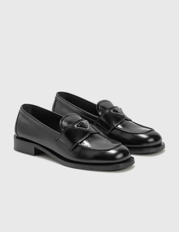 Brushed Leather Loafers Placeholder Image
