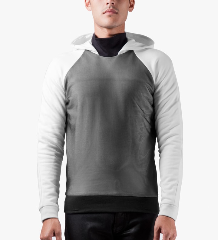 Black/White Turtle Neck Hooded Sweater Placeholder Image